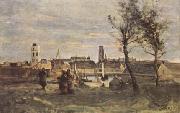 Jean Baptiste Camille  Corot Dunkerque (mk11) oil painting reproduction